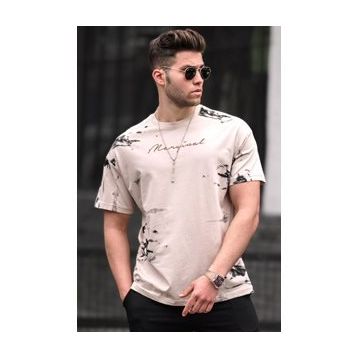 Madmext 5207 Bej Erkek T-shirt