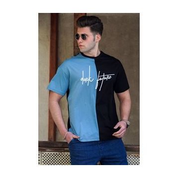 Madmext 5237 Siyah Erkek Tişört