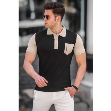 Madmext 5246 Siyah Erkek Tişört