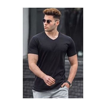Madmext 5281 Siyah Erkek T-shirt
