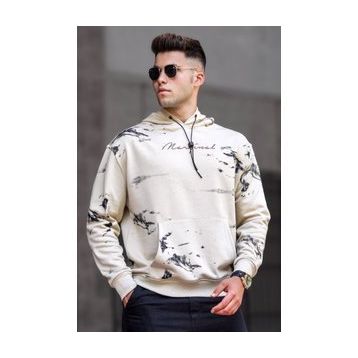 Madmext 5291 Bej Erkek Sweatshirt
