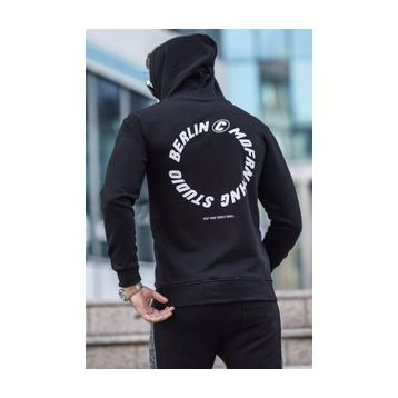 Madmext 5306 Siyah Baskılı Erkek Sweatshirt