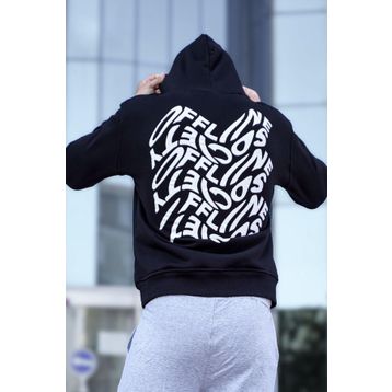 Madmext 5314 Siyah Erkek Sweatshirt