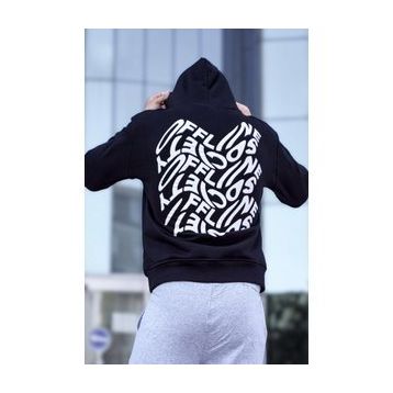 Madmext 5314 Siyah Erkek Sweatshirt