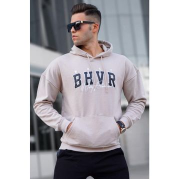 Madmext 5326 Bej Erkek Sweatshirt