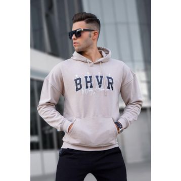 Madmext 5326 Bej Erkek Sweatshirt