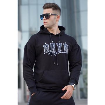 Madmext 5326 Siyah Erkek Sweatshirt