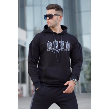 Madmext 5326 Siyah Erkek Sweatshirt