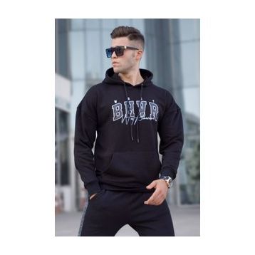 Madmext 5326 Siyah Erkek Sweatshirt