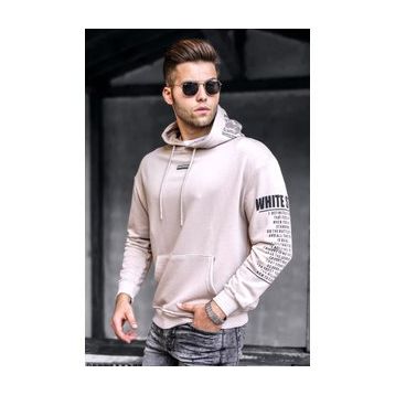 Madmext 5332 Bej Erkek Sweatshirt