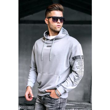 Madmext 5332 Boyalı Gri Erkek Sweatshirt