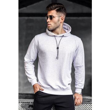 Madmext 5334 Boyalı Gri Erkek Sweatshirt
