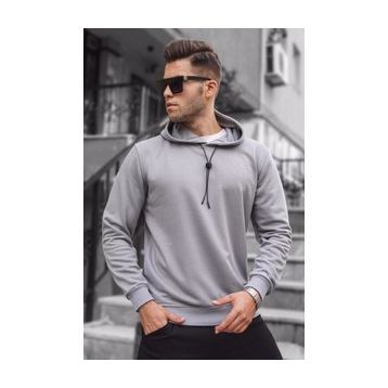 Madmext 5334 Boyalı Gri Erkek Sweatshirt