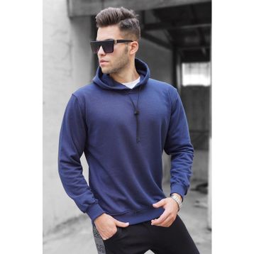 Madmext 5334 Lacivert Erkek Sweatshirt