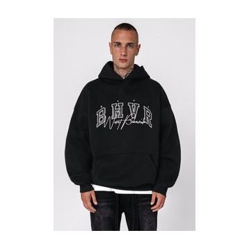 Madmext 5344 Siyah Oversize Erkek Sweatshirt
