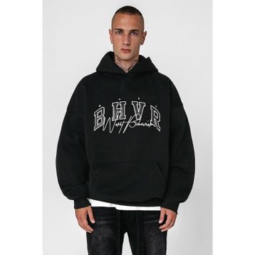 Madmext 5344 Siyah Oversize Erkek Sweatshirt