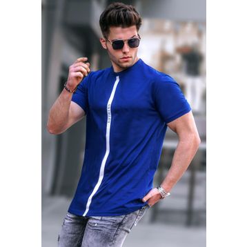 Madmext 5378 Lacivert Erkek T-Shirt