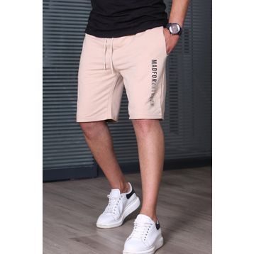 Madmext 5403 Bej Erkek Kapri Şort