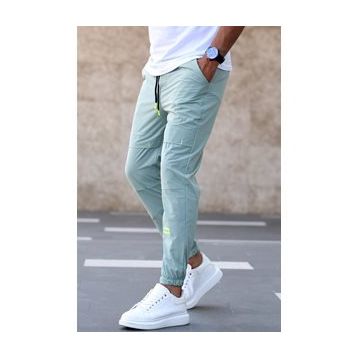 Madmext 5412 Çağla Yeşili Basic Erkek Eşofman