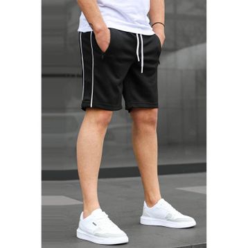 Madmext 5489 Siyah Basic Erkek Şort