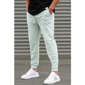 Madmext 5494 Mint Yeşili Basic Paçası Lastikli Erkek Eşofman