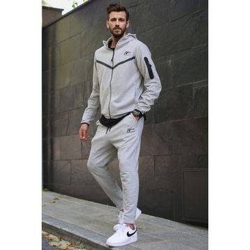 Madmext 5673 Grimelanj Kapüşonlu Jogger Erkek Eşofman Takımı