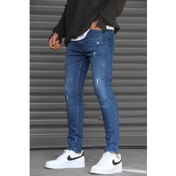 Madmext 5712 Skinny Fit Lacivert Erkek Jean