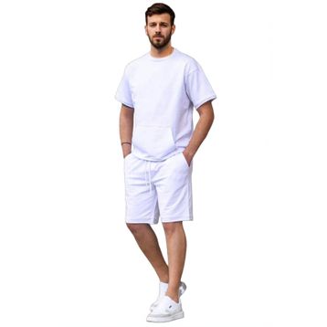Madmext 5921 Siyah Basic Erkek Şort Takım