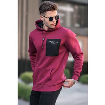 Madmext 6004 Bordo Erkek Sweatshirt