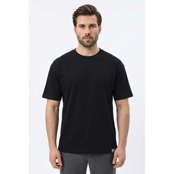 Madmext 6131 Siyah Regular Fit Basic Erkek T-shirt