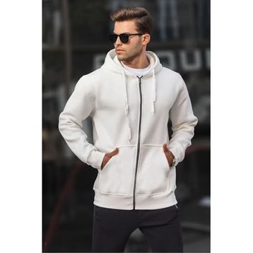 Madmext 6140 Ekru Erkek Sweatshirt