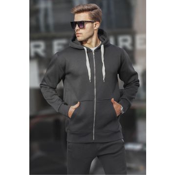 Madmext 6140 Siyah Erkek Sweatshirt