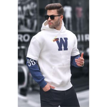Madmext 6141 Ekru Erkek Sweatshirt