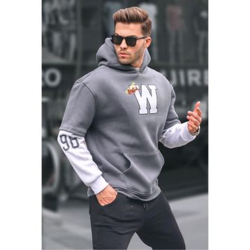 Madmext 6141 Füme Erkek Sweatshirt