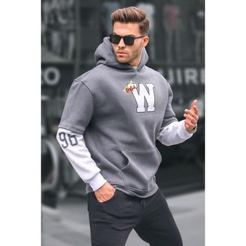Madmext 6141 Füme Erkek Sweatshirt