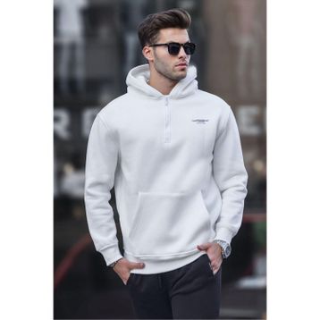 Madmext 6143 Ekru Erkek Sweatshirt