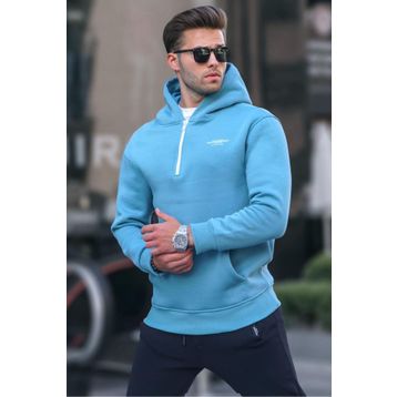 Madmext 6143 Mavi Erkek Sweatshirt