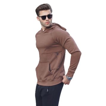 Madmext 6151 Kahverengi Erkek Sweatshirt