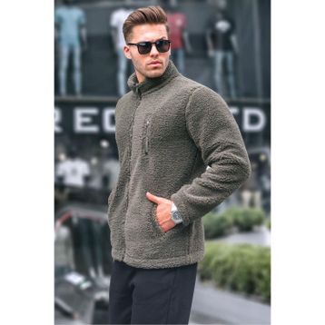 Madmext 6152 Haki Erkek Sweatshirt