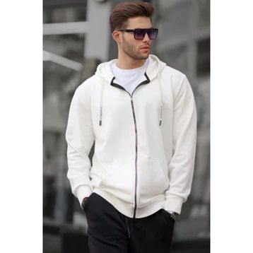 Madmext 6161 Ekru Erkek Sweatshirt