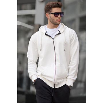 Madmext 6161 Ekru Erkek Sweatshirt