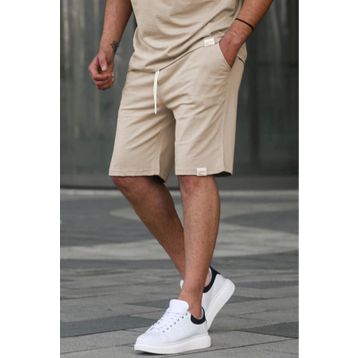 Madmext 6501 Taş Rengi Basic Erkek Şort