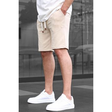 Madmext 6505 Bej Basic Erkek Şort