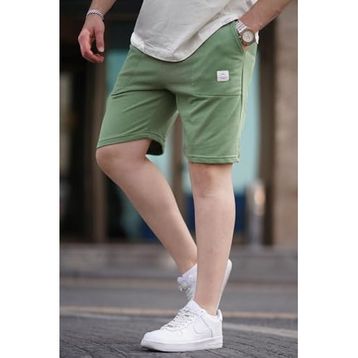 Madmext 6528 Haki Erkek Basic Şort