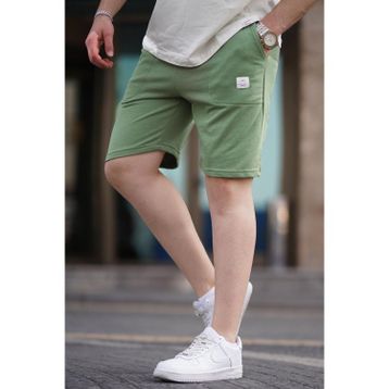 Madmext 6528 Haki Erkek Basic Şort