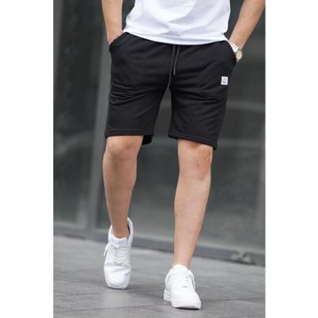 Madmext 6528 Siyah Erkek Basic Şort