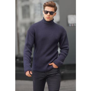 Madmext 6858 Lacivert Erkek Kazak