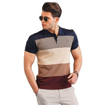 Madmext 9280 Lacivert Polo Yaka Erkek T-shirt