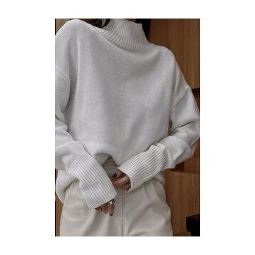 Madmext MG1252 Mad Girls Balıkçı Yaka Kazak