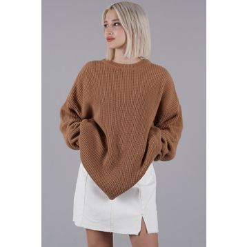 Madmext MG1264 Vizon Kadın Kazak